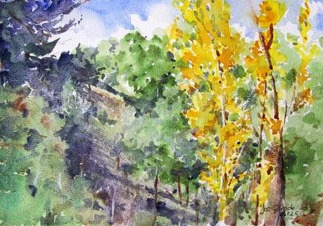 Octubre 2025. Dibujos y acuarelas