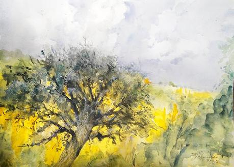 Octubre 2025. Dibujos y acuarelas