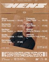 Conciertos de Hens en 2026 dentro de Una Mudanza tour