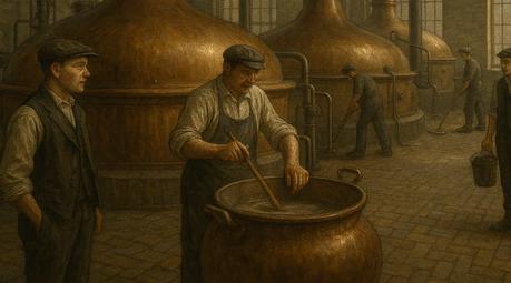 Brujas cerveceras ¿mito o realidad? Fábrica de cerveza época industrial