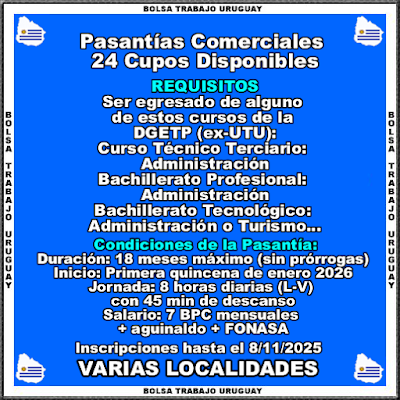 Convocatoria de Pasantías Comerciales 24 Cupos Disponibles Convocatoria de Pasantías Comerciales 24 Cupos Disponibles