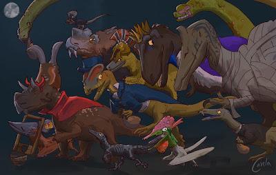 Unas cuantas ilustraciones halloweenescas... (VII)