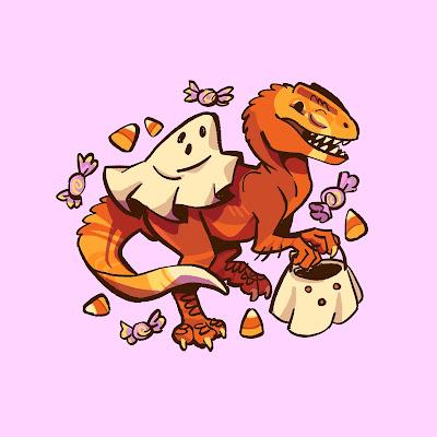 Unas cuantas ilustraciones halloweenescas... (VII)