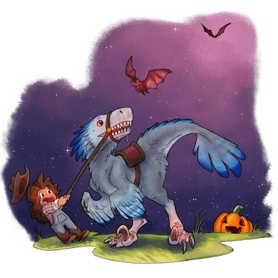 Unas cuantas ilustraciones halloweenescas... (VII)