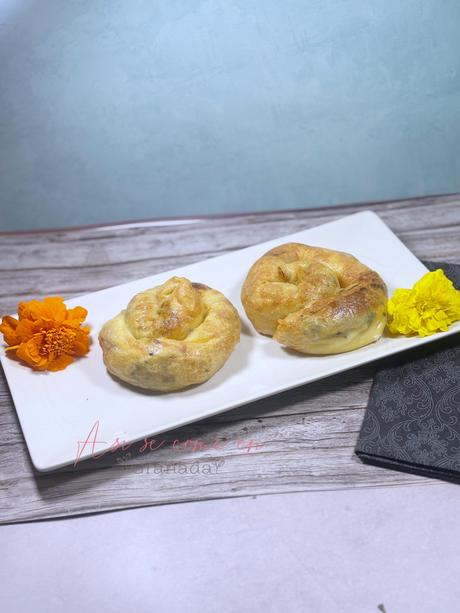 Ensaimada thai de papel de arroz