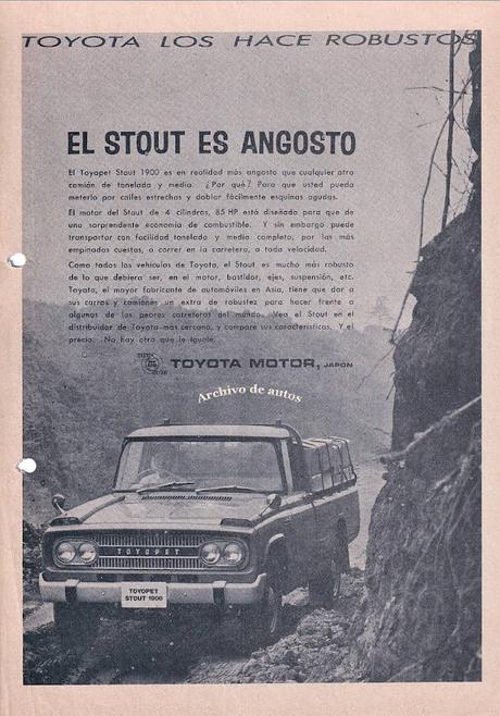 Toyopet Stout 1900 fabricada por Toyota Motor en 1964 Toyopet Stout 1900 fabricada por Toyota Motor en 1964