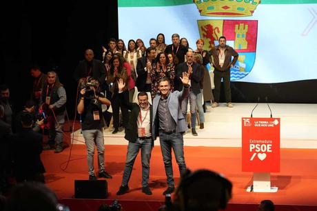 Pedro Sánchez participará con Gallardo el 5 de noviembre en un acto público del PSOE en Mérida
