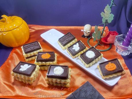 Galletas sin gluten con chocolatina