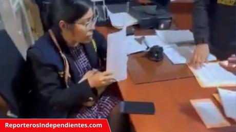 Fiscal rompe documentos policiales y enfrenta a agentes de la PNP en plena intervención