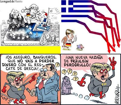 En la piel de un griego.