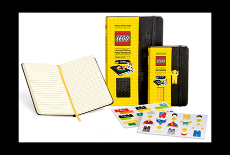 Moleskine + Lego atractiva combinación