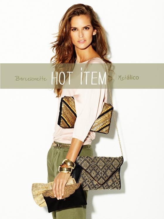 Hot Item: bolsos metálicos