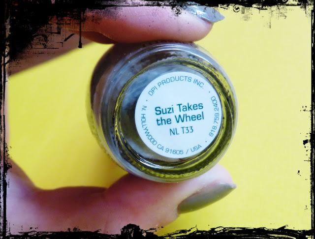 Nail swatches: Suzi takes the wheels by OPI