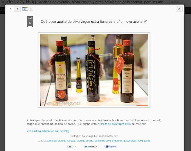 Bocaditos de Lazy Blog