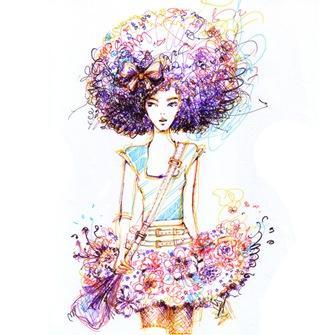 Ilustraciones de Antoinette-Fleur