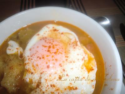 Sopa castellana de Cándido