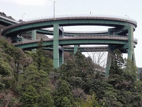 Puentes más curiosos del mundo - Kawazu-Nanadaru Loop