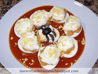 Receta de Huevos rellenos