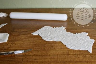 Tutorial: Tartas fondant con encajes