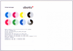 ubuntu printer test page 2012 a5 scan 300x210 Esta es la nueva hoja de prueba de impresión de Ubuntu 12.04