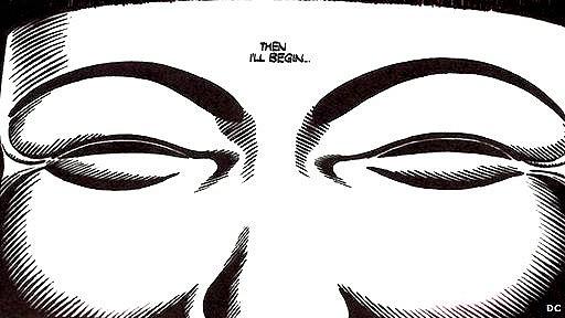 Alan Moore habla sobre  Anonymous