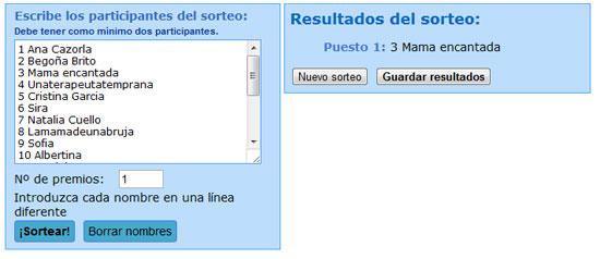 Y las ganadoras son...