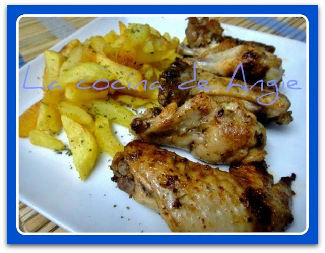 ALITAS DE POLLO EN SALSA DE SOJA