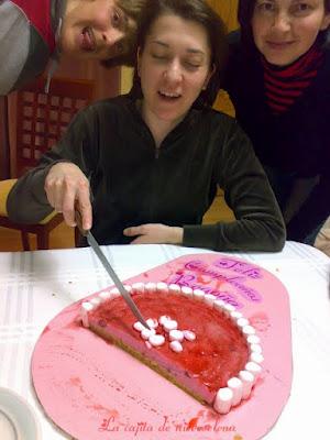 Tarta de nubes para Bego