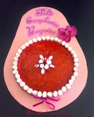 Tarta de nubes para Bego