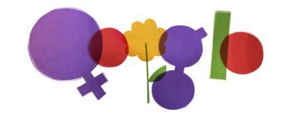 Doodle para El día internacional de la mujer trabajadora (8 de Marzo)