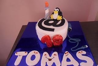 Una ciber tarta para Tomas