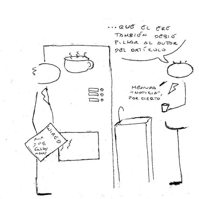 Piquete empresarial, el cómic. Primer capítulo: EREs, noticias y moralidad