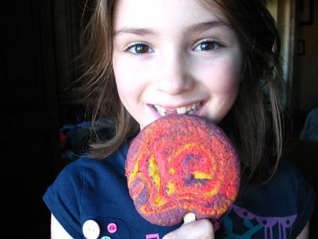 Piruletas de galletas