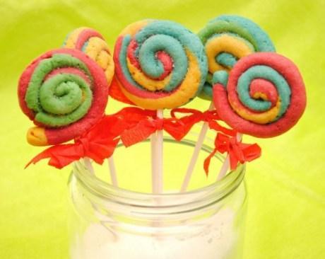 Piruletas de galletas