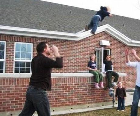 Padres dando ejemplo