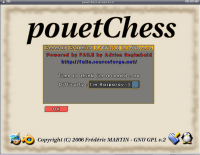 PouetChess juego de ajedrez de buen aspecto y con muy buenos gráficos en 3D.