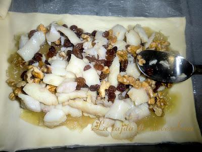 Empanada de bacalao con mermelada de cebolla