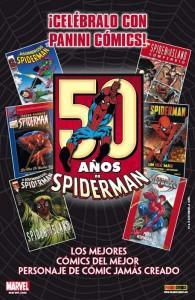 Panini nos recuerda que es el 50º Aniversario de Spiderman