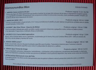 Primera caja para chicos: GLAMORUM MEN