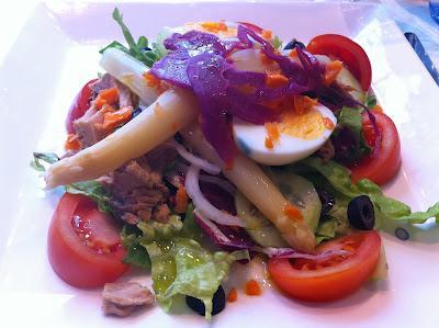 Domenicos, comida de trabajo con amigos.