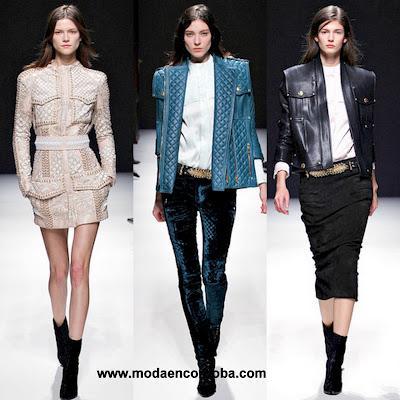 Moda y Tendencia Invierno 2012/2013.Balmain by Olivier Rousteing. Moda y Tendencia Invierno 2012/2013.Balmain by Olivier Rousteing.