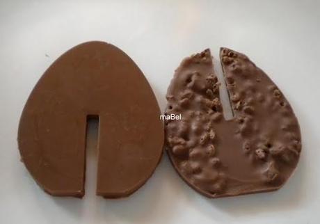 Huevo de chocolate crocante en 3D