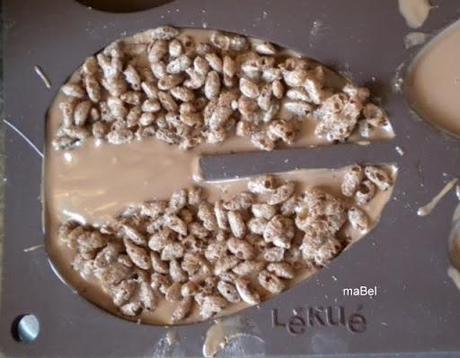 Huevo de chocolate crocante en 3D