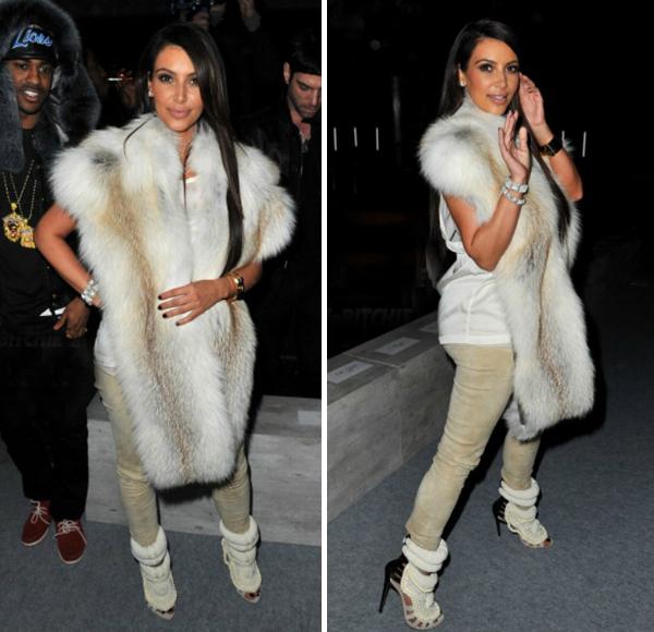 Kim Kardashian lució zapatos de 6 mil euros en París!