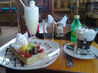 La Waffleria, en Pichilemu.