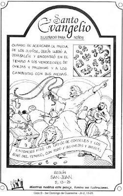 EVANGELIO DOMINICAL EN CÓMIC: 11 DE MARZO DEL 2012 (III DOMINGO DE CUARESMA)