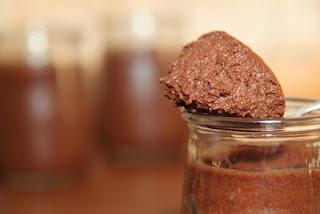 Mousse de chocolate a la naranja y nuez moscada