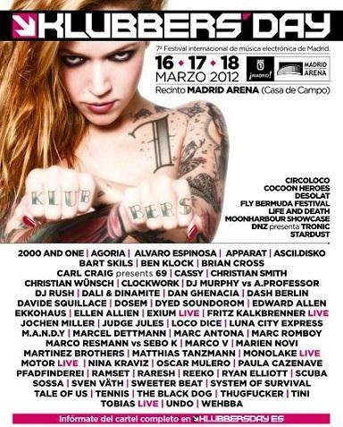 Ganadores del concurso 'Extiende la Tranceferencia Klubbers Day 2012''