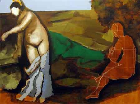 Carlos Correia 'S/T (GGN # 003)', 2011 Acrílico sobre lienzo. 54 x 73 cm.