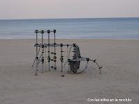 La playa de muchavista de El Campello (Alicante)